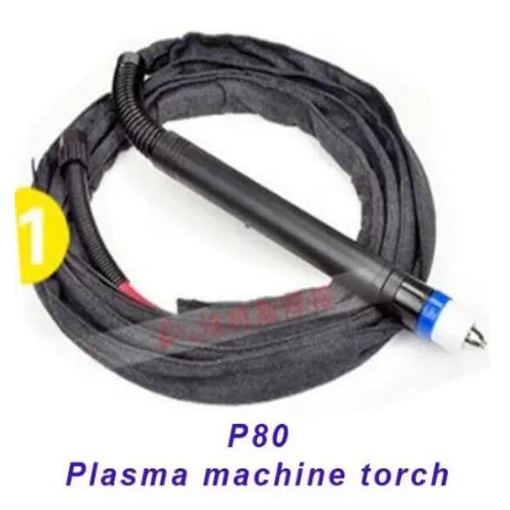 Black Wolf P80 Straight Plasma Torch With 8m Cable Interface M14x1.5