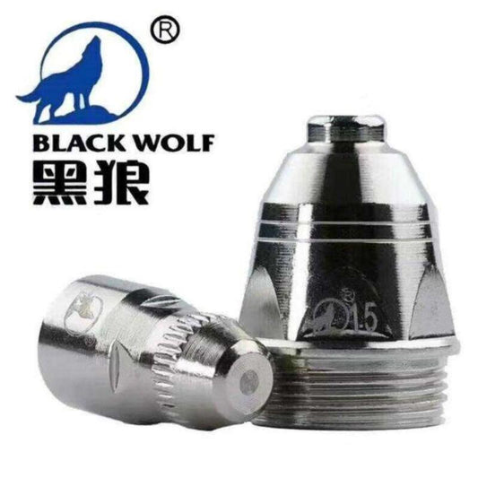 P80 Black Wolf Original High Quality Air Plasma Cutting Nozzle Tip Electrode CNC Consumables 20Pcs